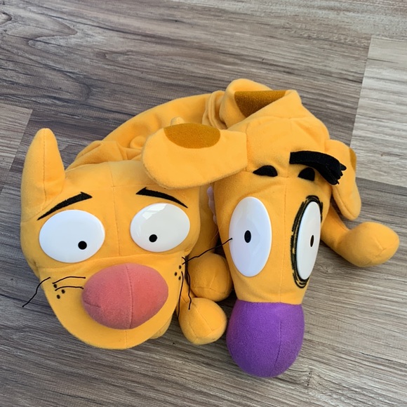 Nickelodeon Cartoon CatDog Cat Dog Hand Puppet Mattel Vintage 1998 90s Vintage - Picture 9 of 9